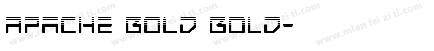 Apache Bold Bold字体转换